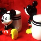 Mickey Mouse "Pie-Eyed" Salt & Pepper Shakers