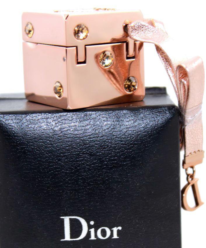 Rare Christian DIOR Rhinestone Dice SUMMER PLAY Lip Gloss 263 Pink