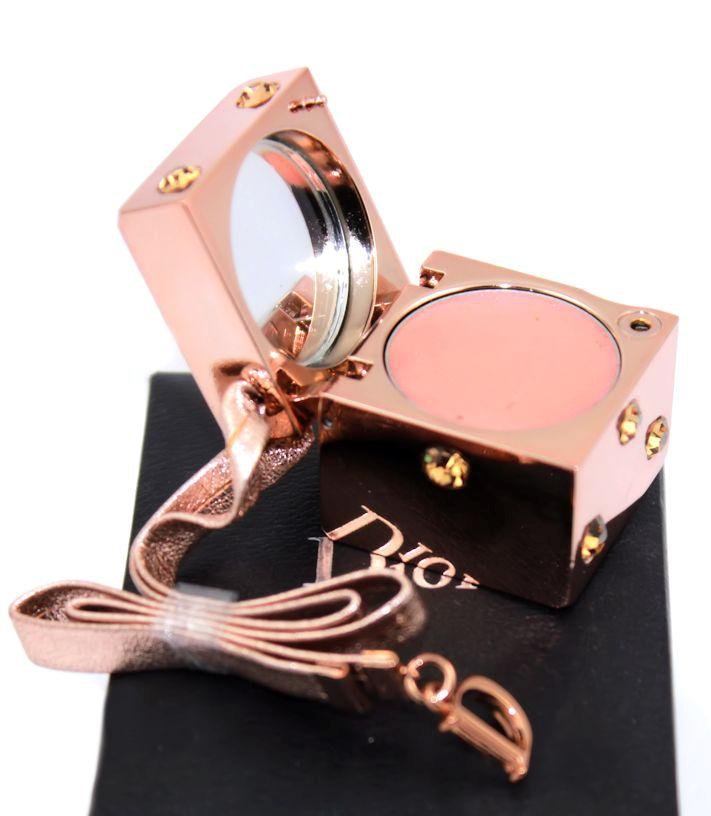 Rare Christian DIOR Rhinestone Dice SUMMER PLAY Lip Gloss 263 Pink