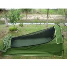 New 210X131X86//40cm Double Camping Deluxe Canvas Swag Tent Mesh