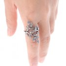 Leaves Shaped Diamond Ring
