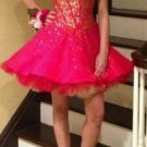 Jovani Sparkling Red & Gold Dress