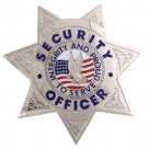 Security Badge 7pt Star Silver FCBA15