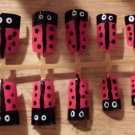 Ladybug False Fake Nail Art Set