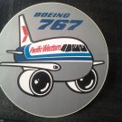 PACIFIC WESTERN BOEING 767 STICKER Unused