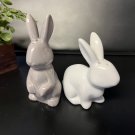 Bunny salt and pepper shakers