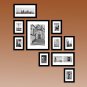 Black Collage Photo Frame Set of 10