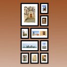 Black Collage Photo Frame Set of 10