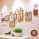 Brown Photo Frame with Wall Sticker