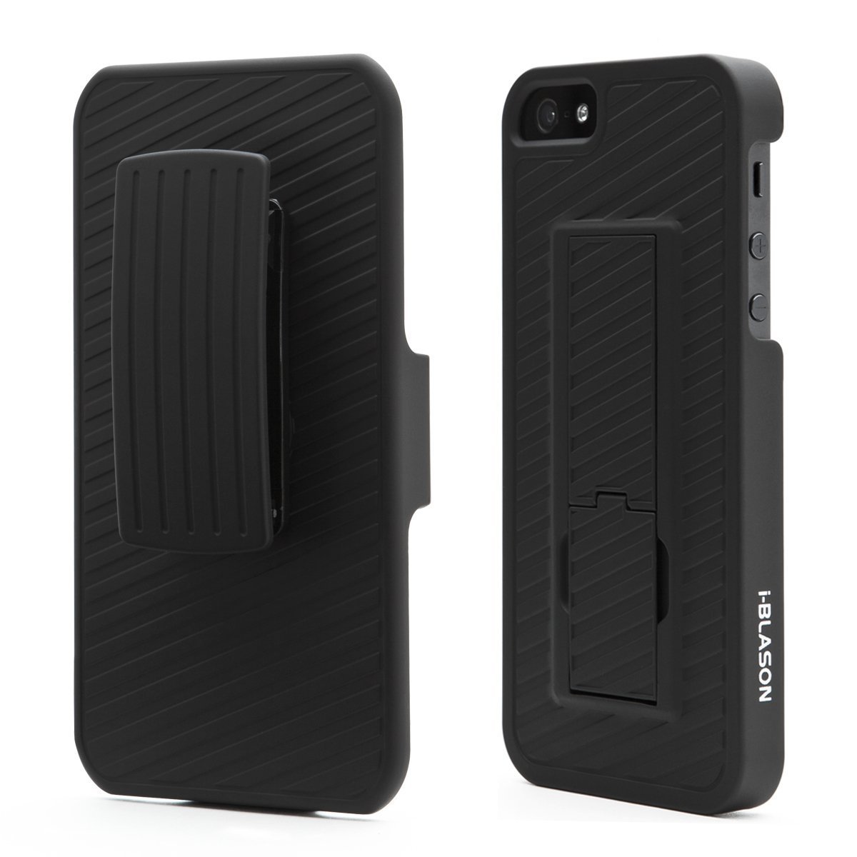 iBLASON Transformer iPhone 5 Hard Shell Case W/ Holster & Locking Belt Swivel Clip