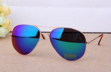 Blue Mirrored Sunglasses Men/Women