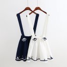 Kawaii Clothing Gothic Lolita Cute Japan Cat Paw Suspender Skirt WH022