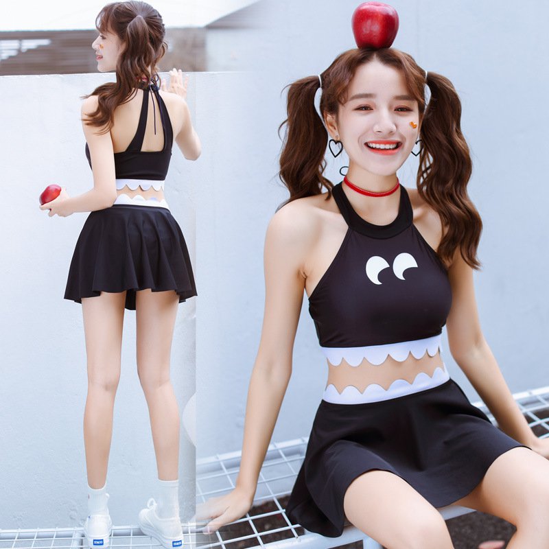 Clothing Skirt Teeth Swimwear Bikini Kawaii Monster Swimsuit Wh242