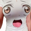 Kawaii Clothing Anime Manga Harajuku Top Cute Eyes Face T-Shirt WH090