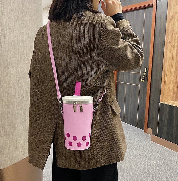 Kawaii Clothing Bubble Tea Bag Boba Dring Handbag Milk Harajuku Matcha ...