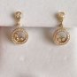 Gorgeous Chopard Happy Diamonds 18K Yellow Gold Drop Earrings