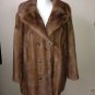 Beautiful Brown Mink Fur Coat Womens Size Large 10 12