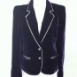 Gorgeous Azzaro Purple Velvet Jacket 40 NWOT
