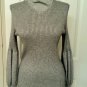 Authentic CHANEL Silver Gray Cashmere Sweater NWOT 40