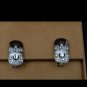 100% Authentic Bvlgari Bulgari 18K White Gold Parentesi Diamond Earrings $7260