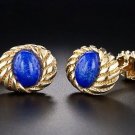 Tiffany & Co Schlumberger Lapis Lazuli 18k Gold Cufflinks