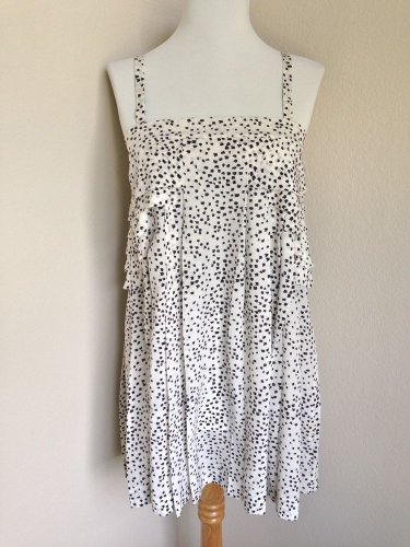 Gorgeous Fendi Black & White Silk Summer Dress 40