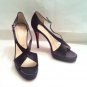 Authentic Christian Louboutin Purple Satin Pumps Heels Shoes NEW 40