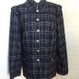 100% Authentic CHANEL Black Tweed Jacket Sz 46