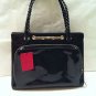 Authentic VALENTINO Black Patent Leather Demetra Bag NWT