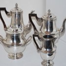 Gorgeous 19th Century French Sterling Silver Coffee Tea Set Silversmith Morin
