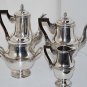 Gorgeous 19th Century French Sterling Silver Coffee Tea Set Silversmith Morin
