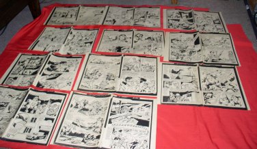 SAL TRAPANI SUPER HEROES ROBOTS  COMICS DELL INTERIOR 10 PAGES PUB COPIES?