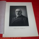 Connecticut Print Engrav Prominent Ct Resident GEORGE E ELIOT 1900s 12 x 9 1/4