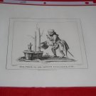 HOGARTH  Engraving TAIL PIECE EROTICAS  8 1/2 X 10 1/2 1860S SEE OTHERS