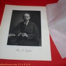 Connecticut Print Engrav Prominent Ct Resident BENJAMIN ENGLISH 1900s 12 x 9 1/4