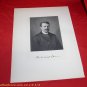 Connecticut Print Engrav Prominent Ct Resident DENNING DUER 1900s 12 x 9 1/4