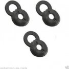 3 Universal Large BL EAR GEL EARGEL BUD Also Fits: Jawbone Samsung Wep480 HM1900