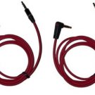 2- Replacement Headphone Cable Compatible With: Dr. Dre Headphones Monster Solo