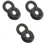 3 Universal Large BL EAR GEL EARGEL BUD TIP FOR: Plantronics M155 M25 M100 MX100