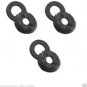 3 Universal Large BL EAR GEL EARGEL BUD TIP FOR: Plantronics M155 M25 M100 MX100