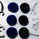 10 MOTOROLA H270 h371 EAR HOOK  BUD ASSORTED MULTI-PACK
