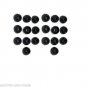 20 pc Medium Replacement Silicone EARBUD Tips Compatible w/ Motorola S11-Flex HD