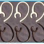 6 B/W Samsung hm1100 Galaxy Bluetooth Ear Hook replacement hm 1700 s100 3500