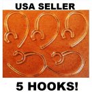 Motorola HK201 Earhook LOOP CLIP WIRE PART 5 c PIECE FOR Bluetooth headset NEW
