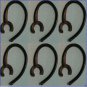 6 Motorola OEM EarHook Loop Clip HK100 HK200H12 H15 H270 H371 H375 H620 Stronger