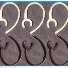 6 B/W Samsung hm3100 Galaxy Bluetooth Ear Hook replacement hm3000 hm6000 1600