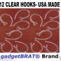 12 x Clear EAR HOOK LOOP CLIP SAMSUNG WEP 480 490 650 750 850 870 gadgetBRAT®