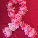Pink Ruffle Scarf
