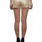 GOLD SHORTS Pants lace LARGE