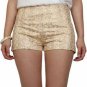 GOLD SHORTS Pants lace LARGE